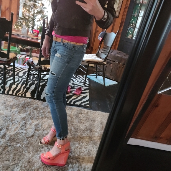 Louis vuitton orange pink sandels - Picture 13 of 14